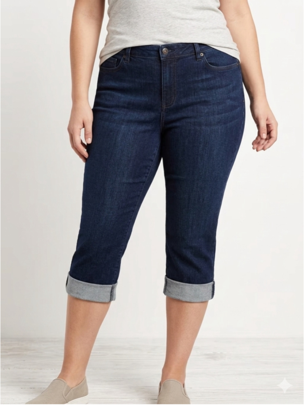 Women's Michael Kors Blue Denim Ankle Jeans Size 14. 2075